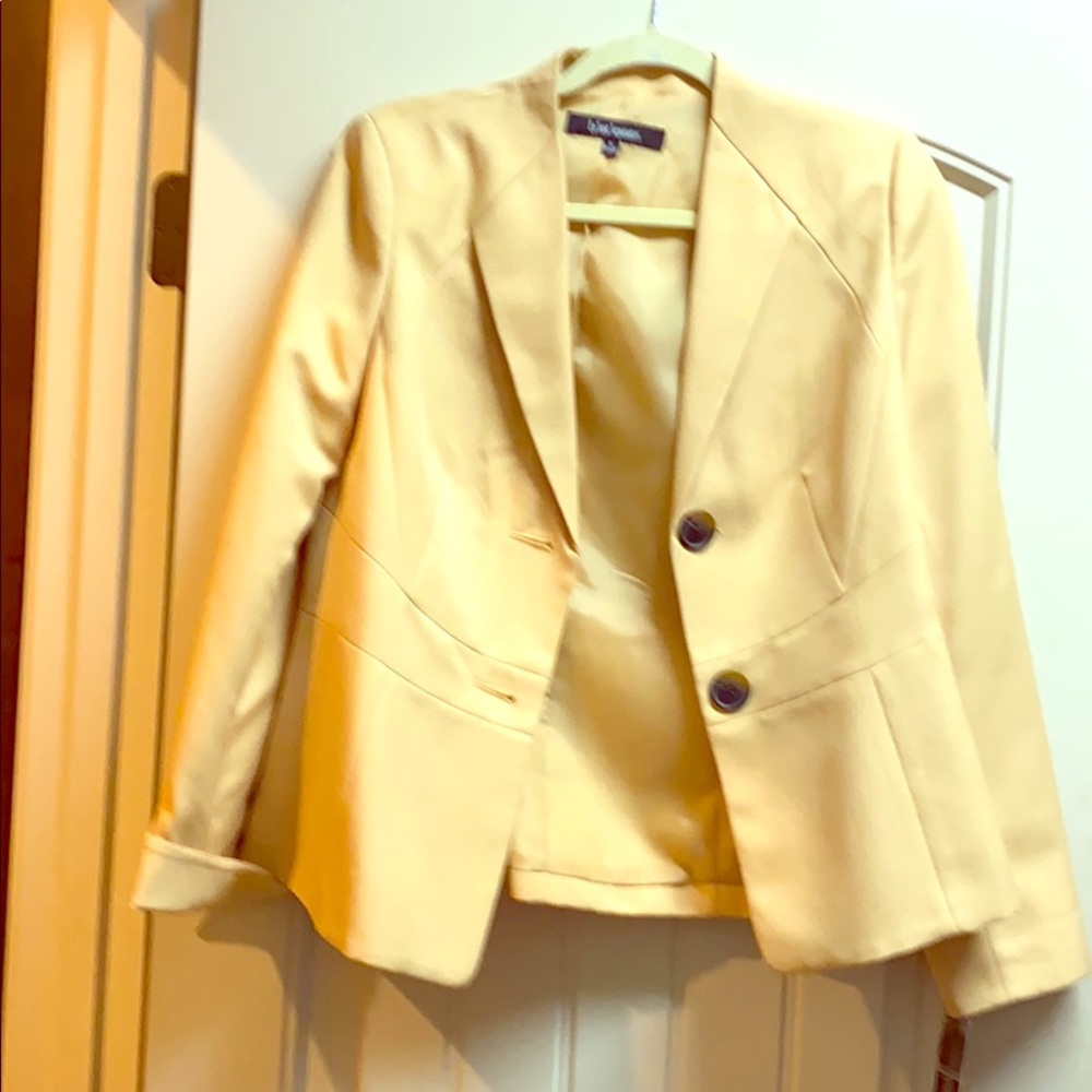 LeSuit Separates Mustard Blazer Size 6